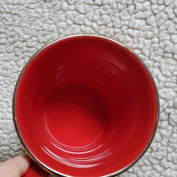 Starbucks 2007 Christmas mug coffee red silver - Picture 4 of 5